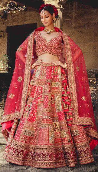 PERFECT EMBROIDERED DESIGNER BRIDAL LEHENGA