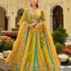 Yellow & Green Designer Lehenga