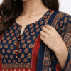 Ajrakh Print Cotton Kurta Set with Dupatta