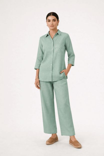 Pista Elegance Embroidered Co-ord Set
